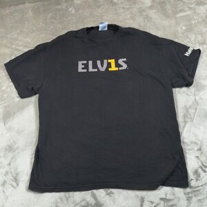 Vintage ELV1S Shirt Mens XL Before Elvis‎ Presley Promo John Lennon Harrahs Y2K